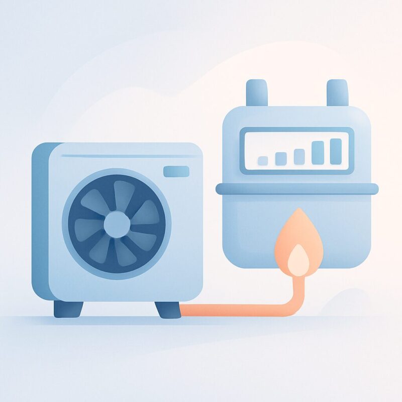 vermogen warmtepomp op basis van gasverbruik vermogen warmtepomp op basis van gasverbruik